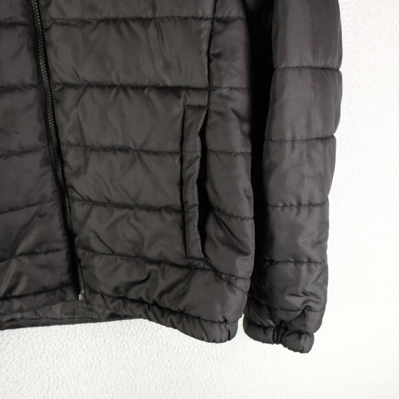 Gerry Puffer Jacket Mens Large Black Lightweight Pockets Full Zip Hiking Outdoor - Picture 3 of 9